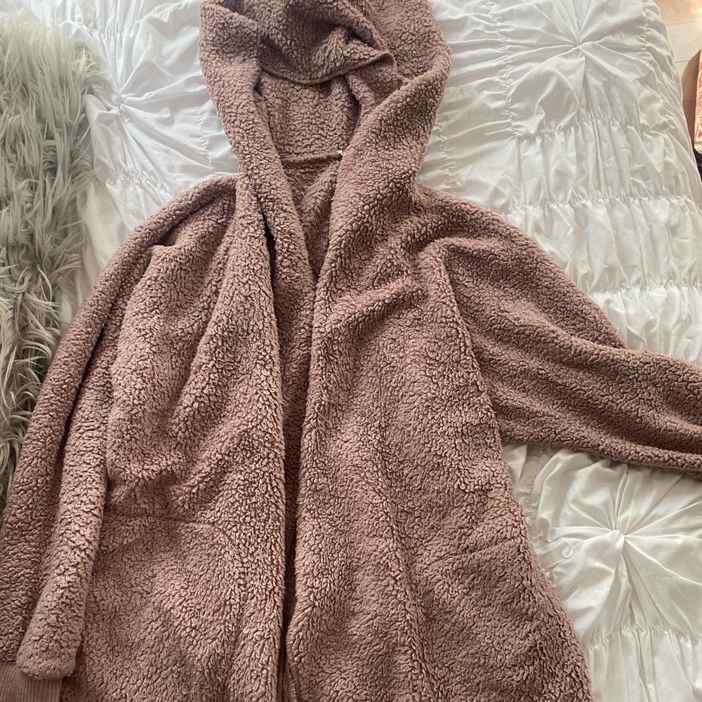 Lavender teddy jacket